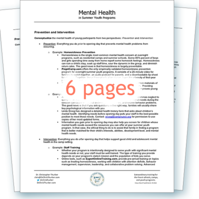 Thumb_Mental Health at Camp